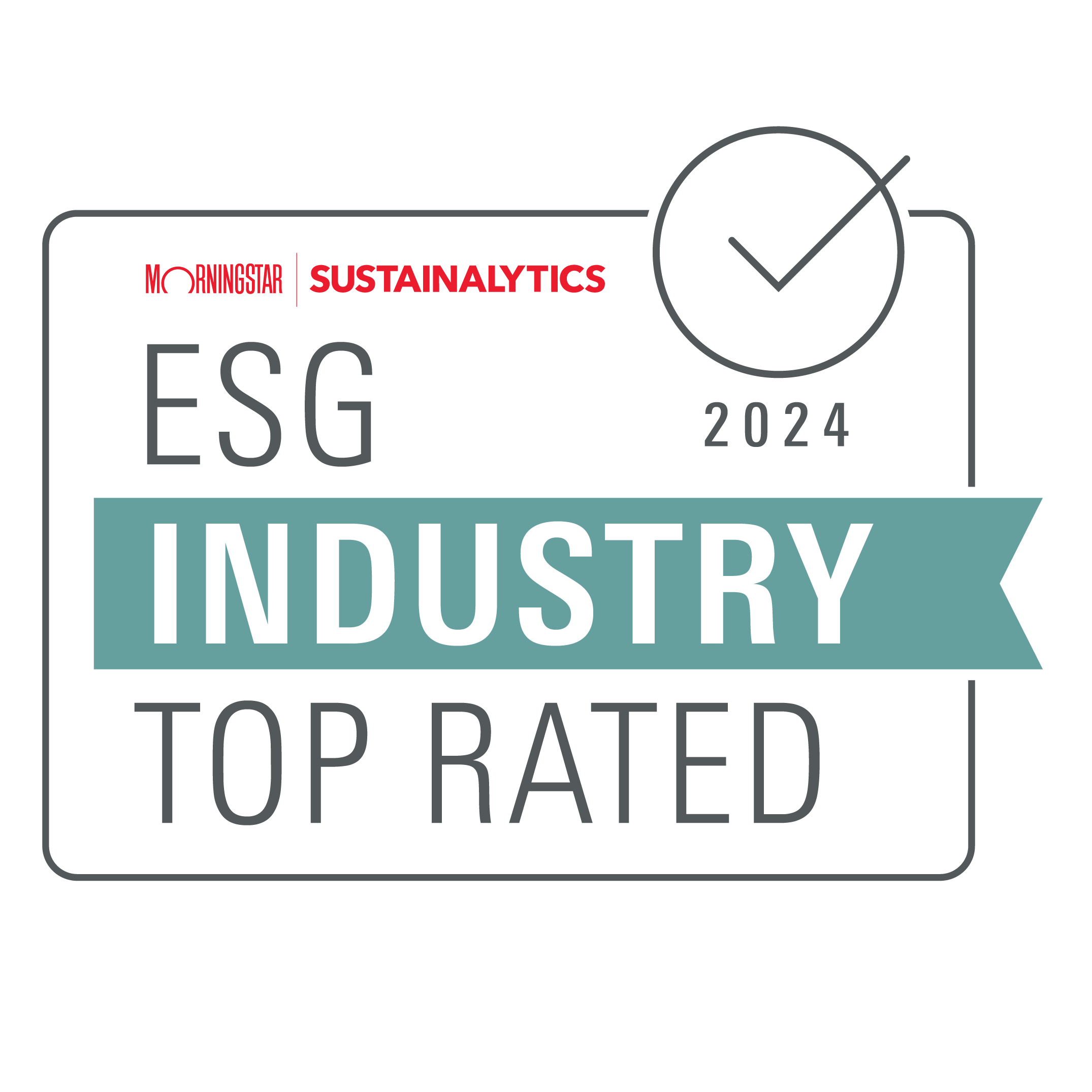 Sustainalytics ESG Industry Top Rated logo