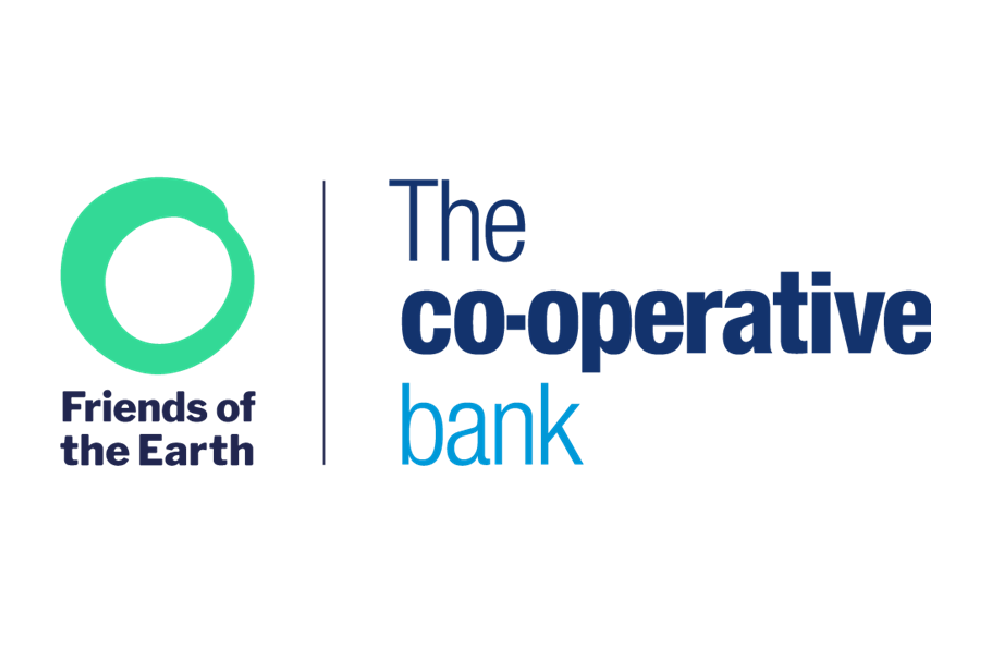 Friends of the Earth and The Co-operative Bank logo