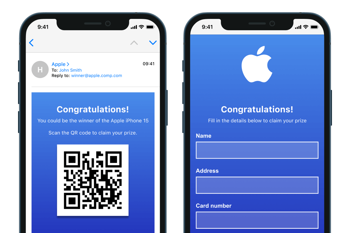 QR scam example 4