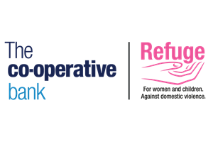 The Co-operative Bank logo | Refuge logo