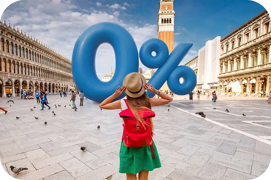 0% currency conversion fees  - These are now free of charge for all our current account customers. We call it The 0% Club.