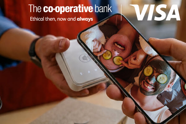 The Co-operative Bank logo | VISA logo