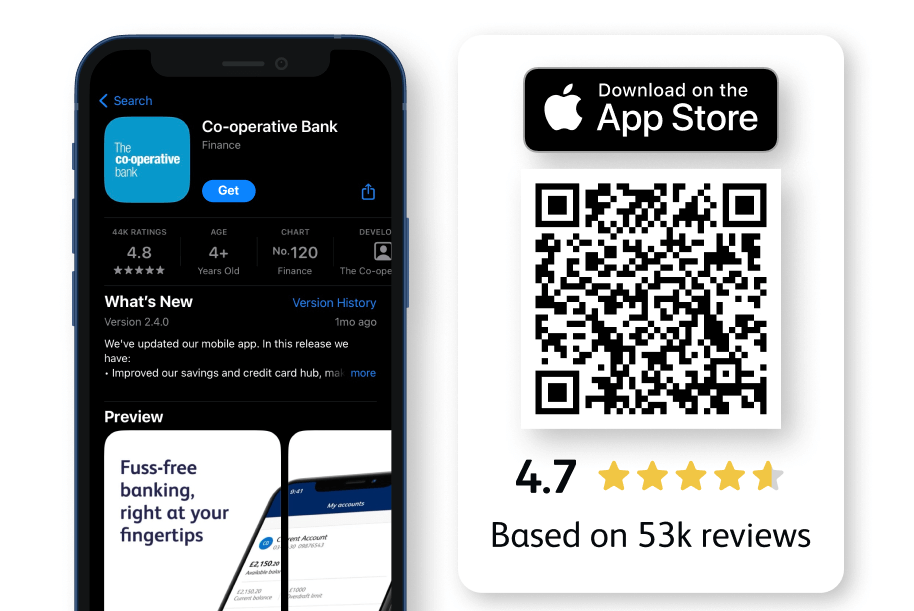 Registering for the mobile app | The Co-operative Bank
