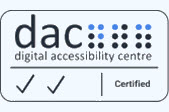 Digital Accessibility Centre (DAC) logo - certified AA compliant