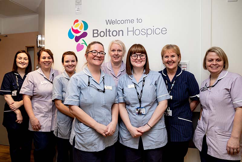 Nurses from Bolton Hospice