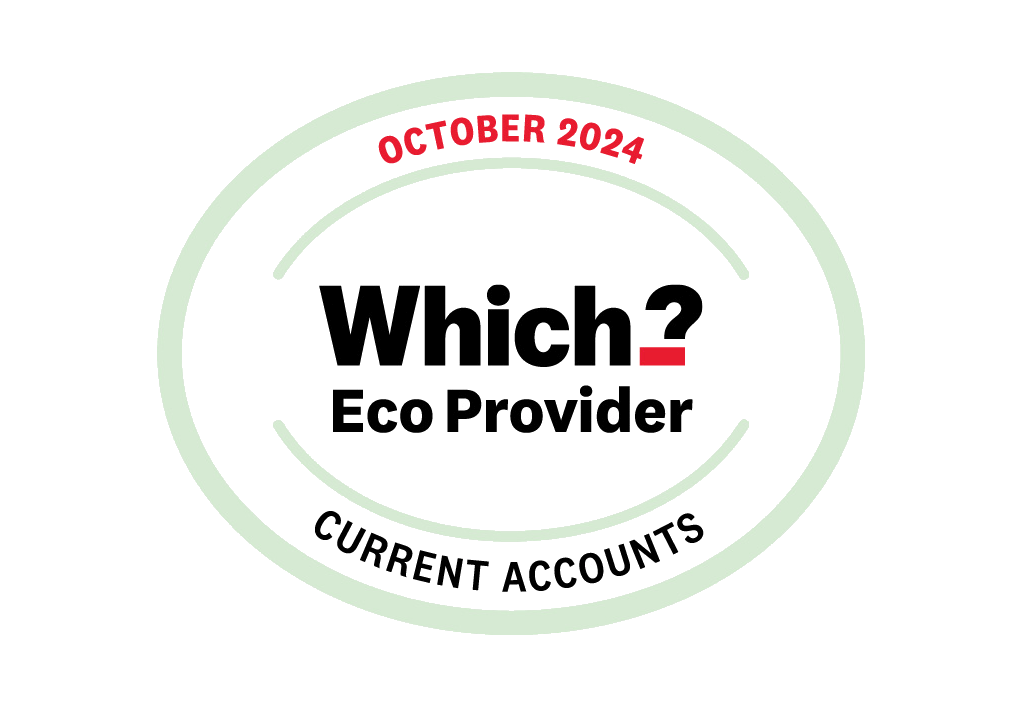 Which? Eco Provider logo - Current Accounts - October 2024